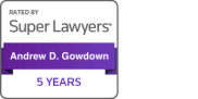 AndrewGowdownSuperLawyers2022 5Years